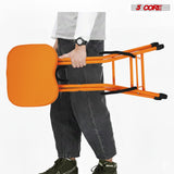 5Core Guitar Stool 3.15" Padded Chair Foldable Heavy Duty Music Seat Built in Foot Rest Guitar Stand