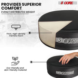 5 Core Drum Throne 4" Thick Padded Guitar Stool 400Lb Capacity Drummer Chair Swivel Adjustable