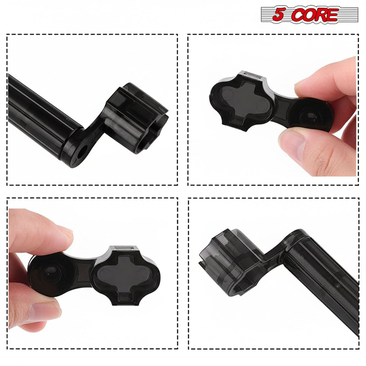 5Core Guitar String Winder 5Pcs Professional Guitars Tools Peg Winder with Bridge Pin Remover