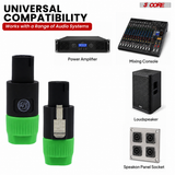 5Core Speakon Adapter High Quality Audio Jack Male Audio Pin Speaker Adapter Connector