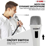 Reliable handheld dynamic microphone from 5Core for live use and events