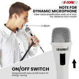 5Core XLR Microphone Dynamic Mic Karaoke Singing Studio Mics Handheld Microfono