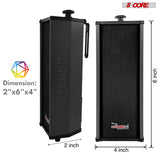 5Core Outdoor Speakers Stereo In Wall 100W Peak Passive Home Audio System 2 Pieces