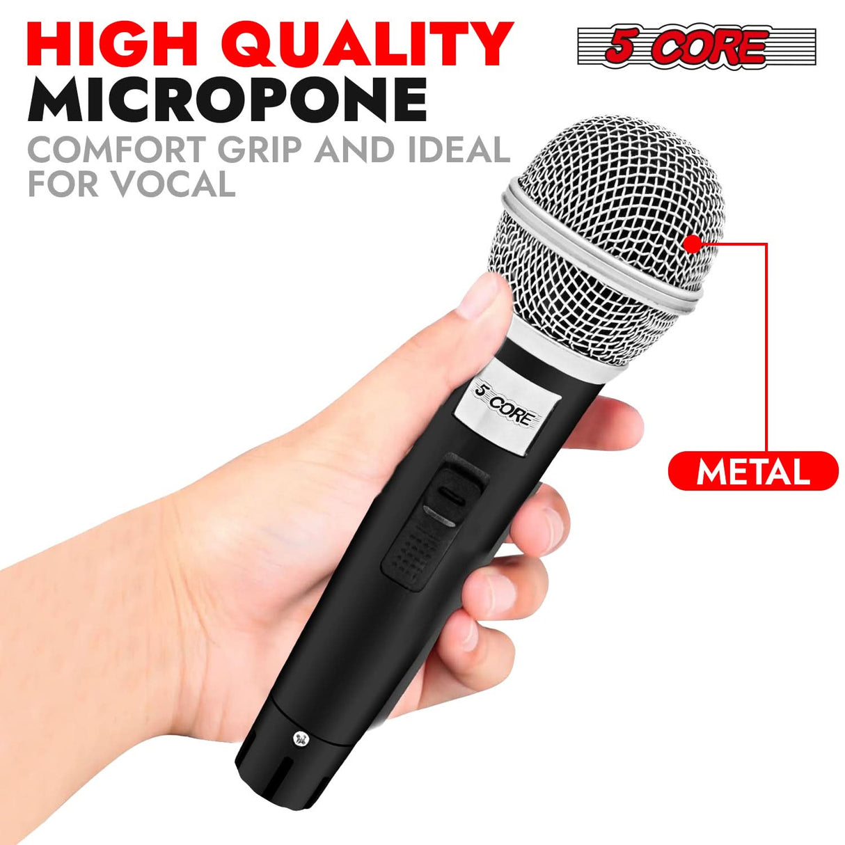 Professional-grade premium mic ideal for concerts, events, and studio work