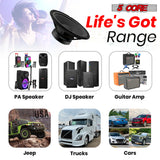 5 Core 10" Subwoofer 2Pc 600W PA DJ Sub Woofer Speaker 8Ohm Deep Bass Audio Replacement Loud Speaker
