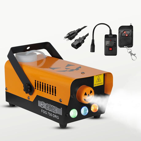 5Core Fog Smoke Machine 750W Low Lying Indoor Outdoor 250ml Fog Maker with LED Lights