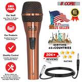 5Core XLR Microphone Dynamic Mic Karaoke Singing Studio Microfono Handheld Mics