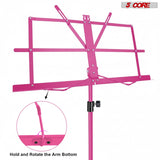 5 Core Music Stand Adjustable 57" Desktop Book Stands Sheet Holder All Metal Portable Bookstand