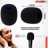 5Core Recording Microphone Podcast Bundle Professional Condenser Cardioid Mic Kit w Boom Arm