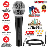 5Core XLR Microphone Dynamic Mic Karaoke Singing Studio Microfono Handheld Mics