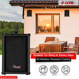 5Core Outdoor Speakers Stereo In Wall 100W Peak Passive Home Audio System