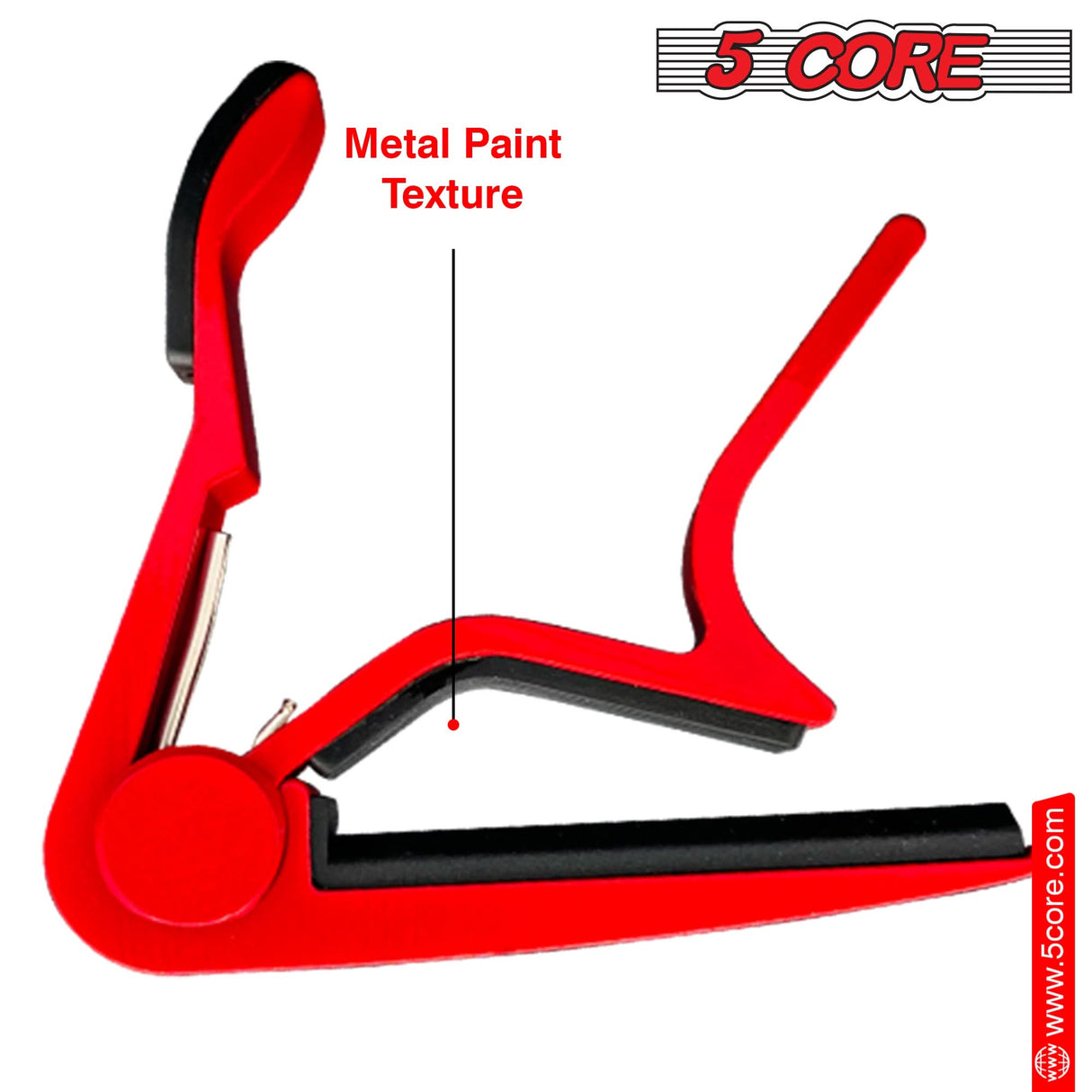 5Core Guitar Capo compatible banjo mandolin ukulele display view
