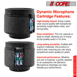 5 Core Microphone Replacement Cartridge 20Pc Neodymium Magnet Unidirectional Capsule for Dynamic Mic