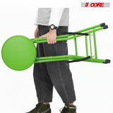 5Core Guitar Stool 3.15" Padded Chair Foldable Heavy Duty Music Seat Built in Foot Rest Guitar Stand