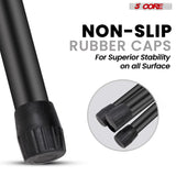 5 Core Speaker Stand 4Ft Adjustable Heavy Duty PA DJ Tripod Studio Monitor Stands w 35mm Insert