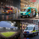 5 Core PA Horn 250W Loud Speaker 8 Inch Bull Horn Loud Audio 8Ohm All Weather Indoor Outdoor Use