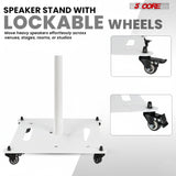5 Core Speaker Stand Adjustable 61" Heavy Duty PA DJ Tripod Studio Monitor Stands
