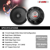 5Core XLR Connector Male Female to 1/4 Audio Jack 3 Pin Secure Mic Plug w Locking Ends