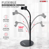 5Core Cell Phone Stand for Desk Adjustable Scissor Boom Arm Stands Tablet Cellphone