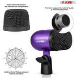 5 Core Conga Mic Snare Tom Set Professional XLR Cardioid Condenser Instrument Microphone Kit