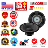 5 Core 10" Subwoofer 600 Watt PA DJ Sub Woofer Speaker 8Ohm Deep Bass Audio Replacement Loud Speaker