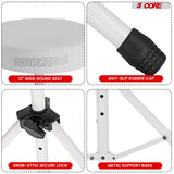 5 Core Drum Throne 3" Thick Padded Memory Foam Comfortable Drummer Stool 330Lb Capacity Adjustable