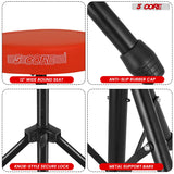 5 Core Drum Throne 3" Thick Padded Memory Foam Comfortable Drummer Stool 330Lb Capacity Adjustable