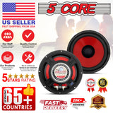 5Core 6 Inch Subwoofer speaker 300 Watt Car Subwoofer 4 Ohm Replacement Sub Woofer