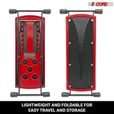 5Core Guitar Foot Stool Height Adjustable Folding Leg Rest Classical Footrest