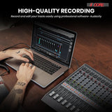 5Core Audio Mixer 24 Channel DJ Mixing Board Bluetooth USB Analog Professional Mezclador De Audio