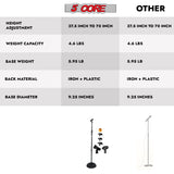 5Core Mic Stand Floor Heavy Duty Height Adjustable Pedestal Para Microfono for Singing On Stage Studio
