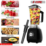 5Core Juicer Blender Machines 2000W Countertop Kitchen Smoothie Maker w 68oz Jar