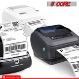 5 Core 4"x6" Direct Thermal Shipping Label/ 4x6 Roll Direct 4000Pcs Perforated paper Sticker/White