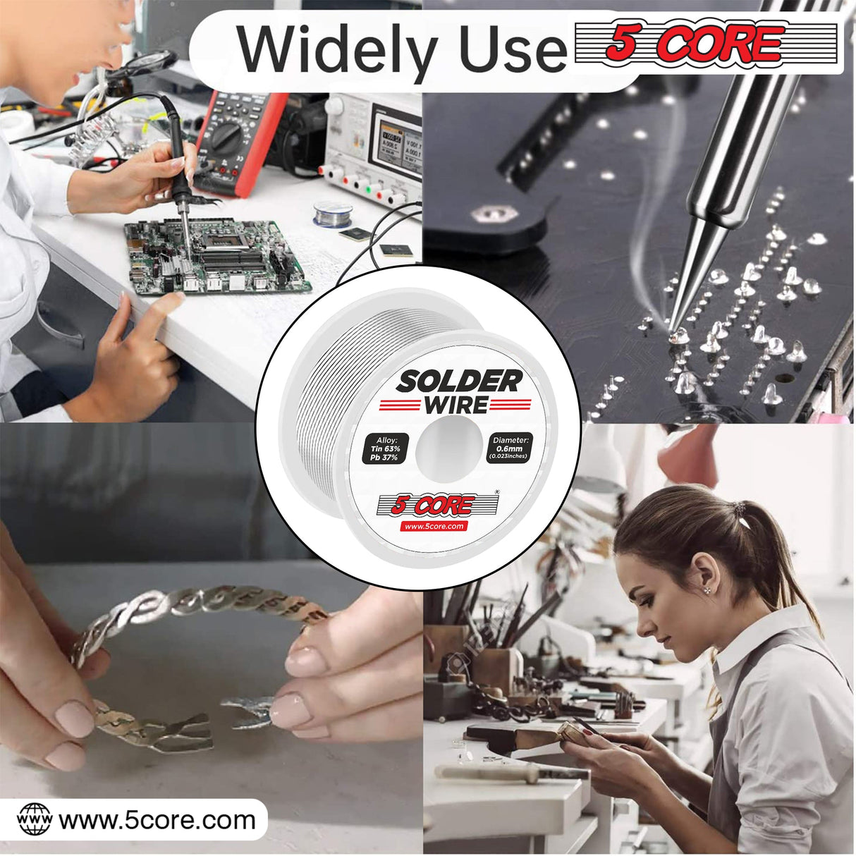 5 Core Solder Wire DIY Tin Lead for Soldering Components