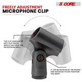 5Core Instrument Microphone Professional XLR Cardioid Pencil Stick Condenser Mic Black