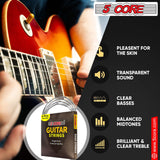 4-piece bass string set for 6 string electric guitars