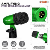 5 Core Conga Mic Snare Tom Set Professional XLR Cardioid Condenser Instrument Microphone Kit