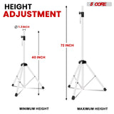 5 Core Speaker Stand Height Adjustable PA DJ Tripod Studio Monitor Stands w 35mm Compatible Insert