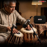 5 Core Tabla Mic Indian Instrument Microphone Set for Bayan Dayan Dholak Mic for Studio Stage Temple