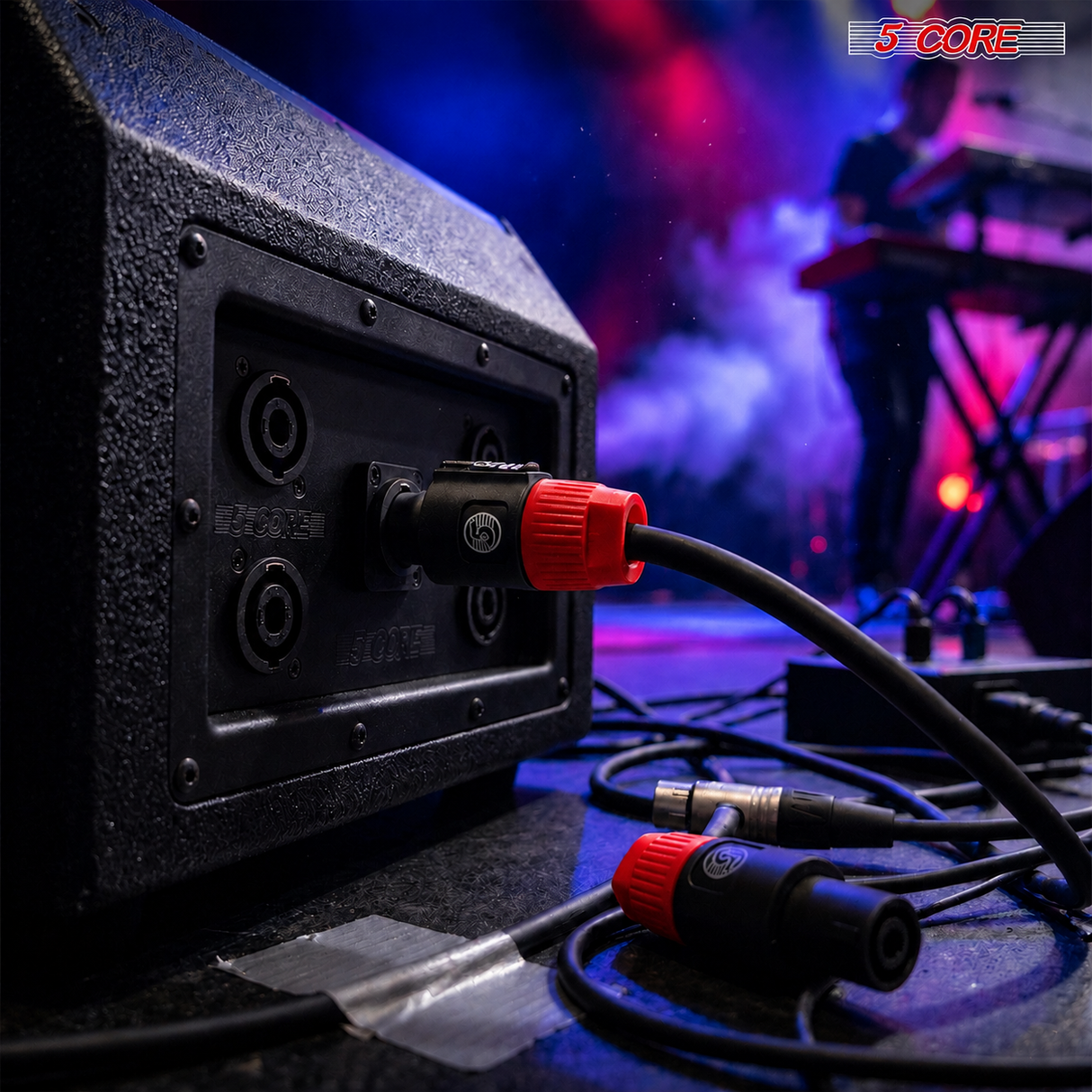 5Core Speakon Adapter High Quality Audio Jack Male Audio Pin Speaker Adapter Connector