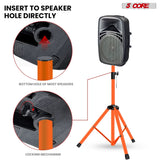 5 Core Speaker Stand Height Adjustable PA DJ Tripod Studio Monitor Stands w 35mm Compatible Insert