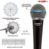 5 Core Microphone Professional Dynamic Mic Karaoke Singing XLR Wired Micrófono