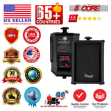 5Core Outdoor Speakers Stereo In Wall 100W Peak Passive Home Audio System