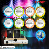 5Core Wireless Microphones w 1 Headset 1 Collar Mic + Receiver Microfono Inalambrico