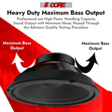 Efficient 4 ohm 5Core subwoofer delivering smooth and consistent bass tones
