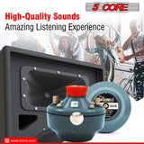 5 Core Compression Driver 500W Peak Aluminium Tweeter Diaphragm 16 Ohm Throat Twist Horn Speaker