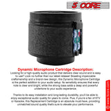 5 Core Microphone Replacement Cartridge 20Pc Neodymium Magnet Unidirectional Capsule for Dynamic Mic