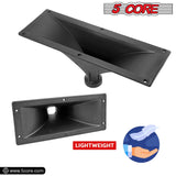 5 Core 15x5 Rectangle Plastic Screw-On Horn 4Pcs for Assorted Speaker Cabinets 34mm Throat