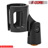 5 Core Microphone Clip Holder 2 Pieces with Screw Adapters 5/8 to 3/8 Inch