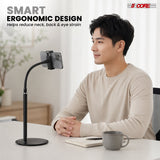 5Core Cell Phone Stand for Desk Adjustable Scissor Boom Arm Stands Tablet Cellphone